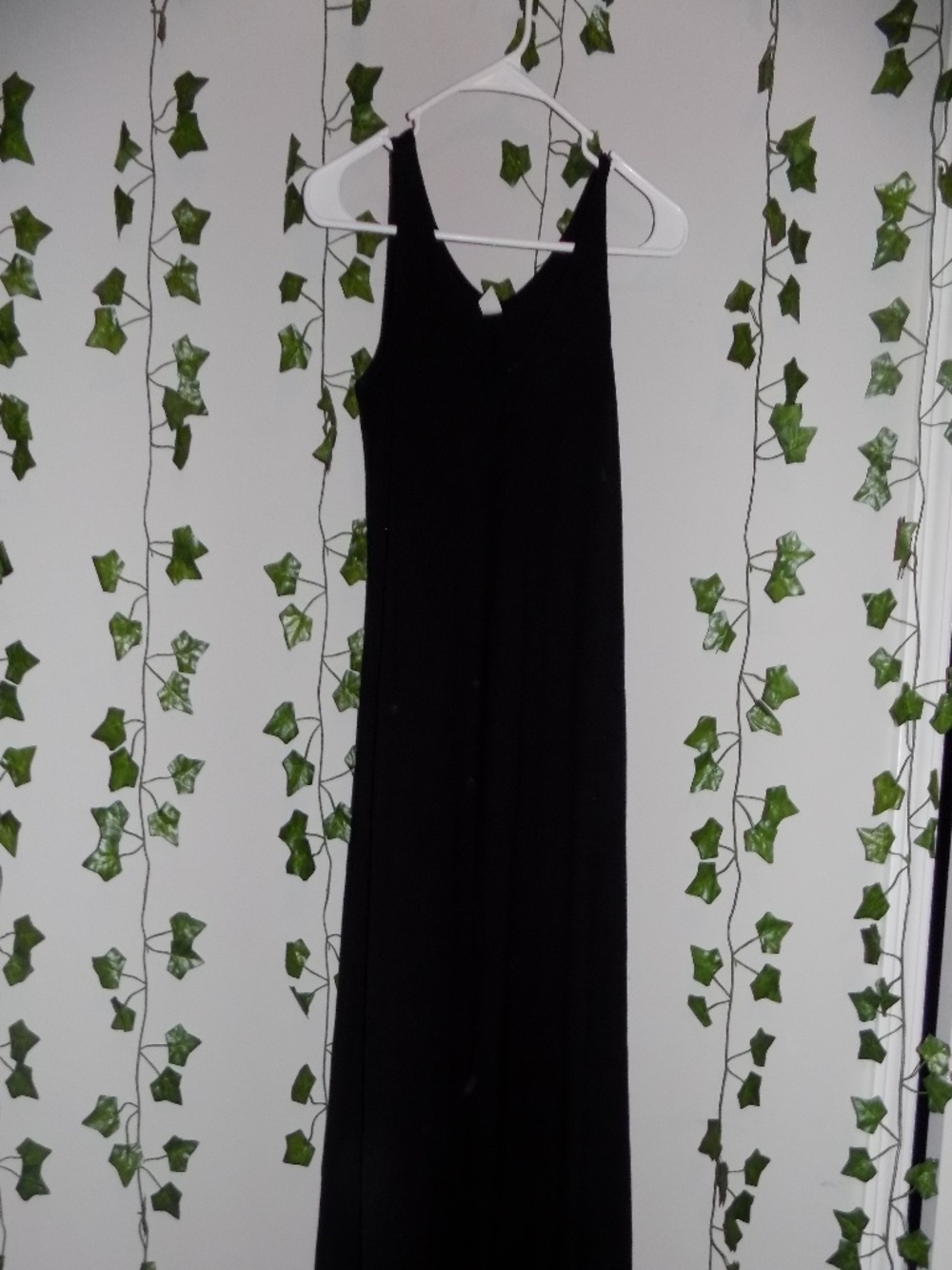 Old Navy Black Flowy Midi Dress